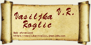 Vasiljka Roglić vizit kartica